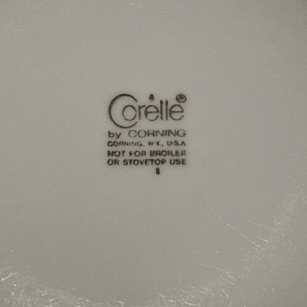 2pc VTG Corelle Livingware Butterfly Cereal Bowl  6.25